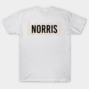 Lando Norris Driver Name - 2022 Season #3 T-Shirt